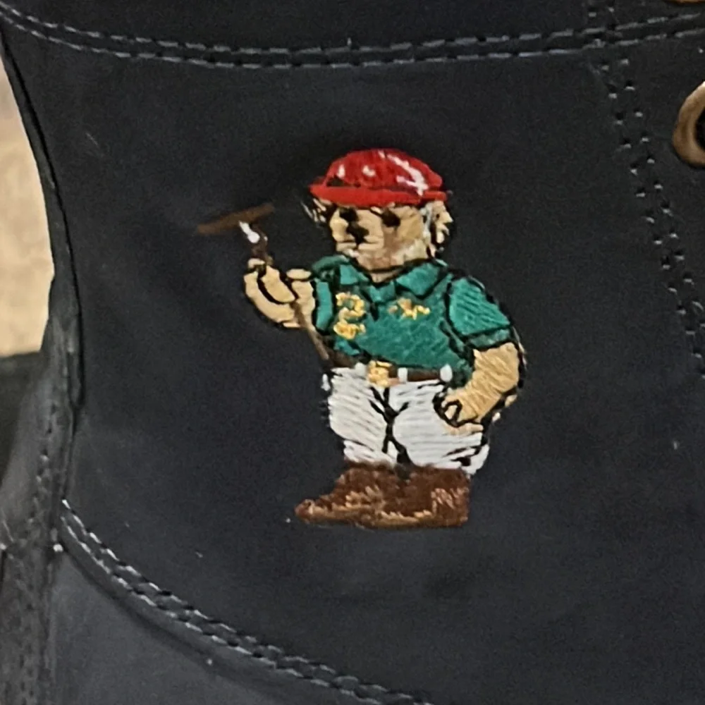 Polo Ralph Lauren Mallet Bear Ranger Hi blue new Boots Boys Girl Toddlers Size 5